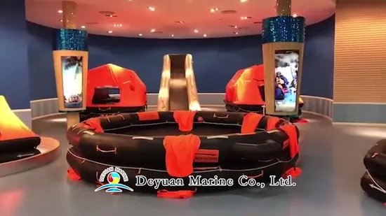 Морские эвакуационные системы LSA с одним желобом вертикального типа